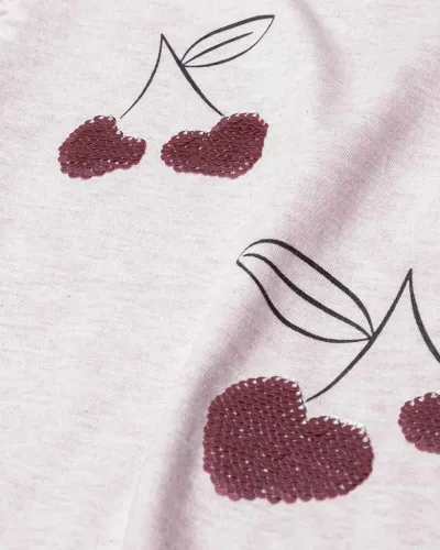 Minoti Majica za djevojčice Cherry, Roze