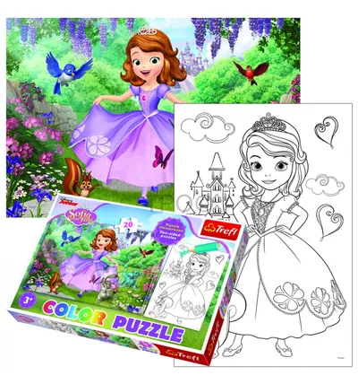 TREFL Puzzle Color 20 Sofia