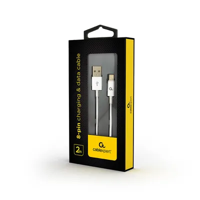 Gembird Lightning USB kabl, 2m, Bijeli