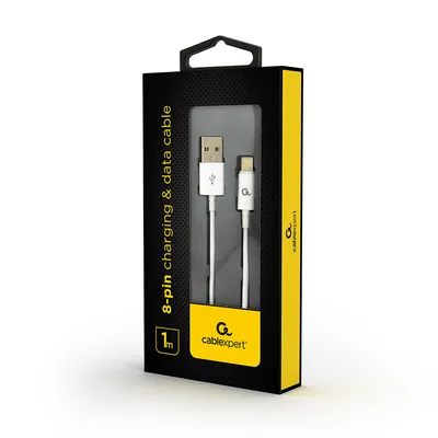 Gembird Lightning USB kabl, 1 m, Bijeli