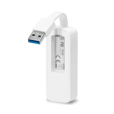 TP-Link Adapter USB 3.0 to Gigabit Ethernet Network Adapter, 1 10/100/1000Mbps RJ45, UE300, Bijeli