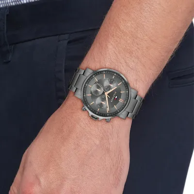 Tommy Hilfiger Muški sat 1710711, Kvarcni mehanizam, Sivi