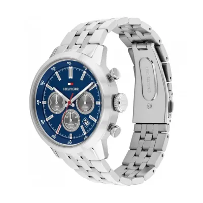 Tommy Hilfiger Muški sat 1710753, Kvarcni mehanizam, Srebrna boja