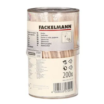 Fackelmann Čačkalice, 200 Komada, 6.5cm