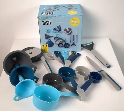 Fackelmann Set pribora za kuhinju Tasty, 17 Komada, Plavi