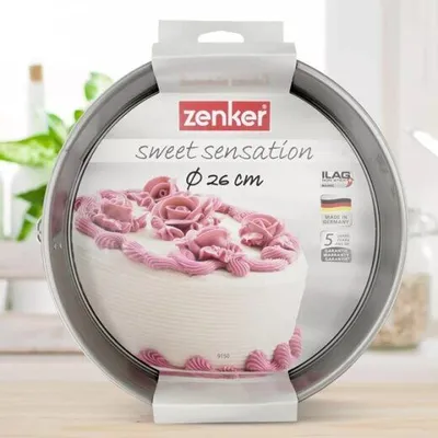 Zenker Kalup za tortu, 26cm, Tamnosivi