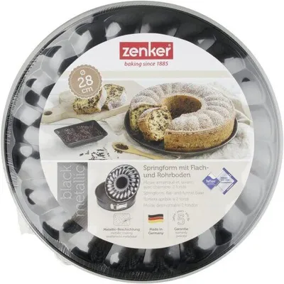Zenker Kalup za tortu kuglof, 28x6.5cm, Crni