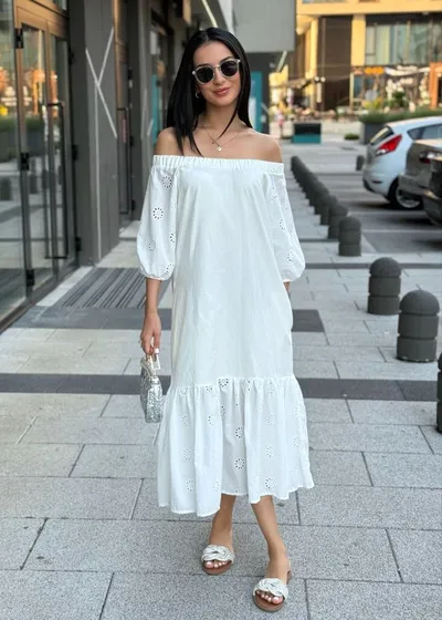 ALLURE Ženska haljina Amela, Bijela