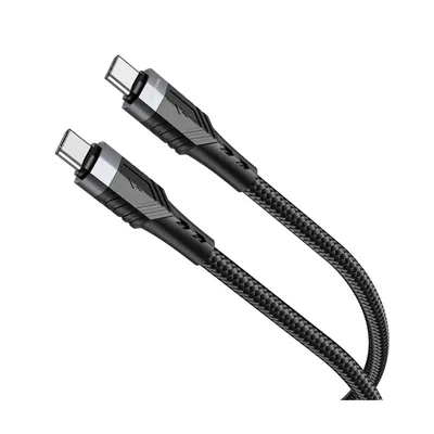 Borofone USB kabl BU35 Type-C to Type-C Influence 60W charging data cabl 1,2m, 3A, Crni