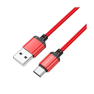 Borofone USB kabl BX87 Sharp charging data Type-C 1m, Crveni