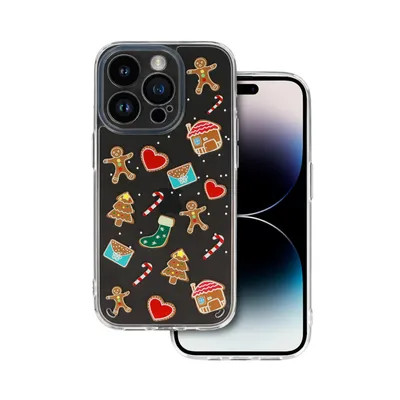 Zaštitna maska Christmas case za iPhone 12, Providna