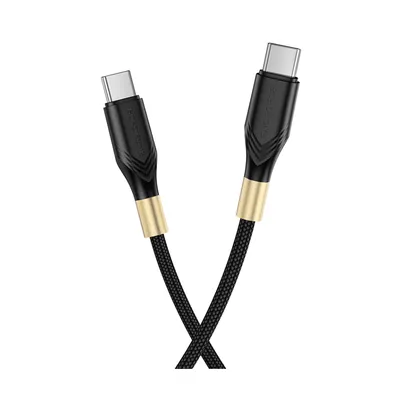 Borofone USB kabl BX92 Advantage 60W charging data Type-C to Type-C 1m, Crni
