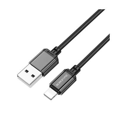 Borofone USB kabl BX87 Sharp charging data iPhone 1m, Crni