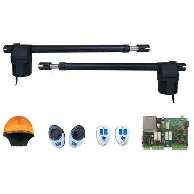 Motor za krilnu kapiju Tiger - Antares, 2 x 3,5 met, KIT, Crni