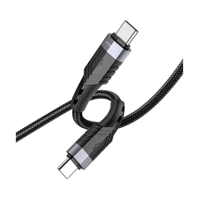 Borofone USB kabl BU35 Type-C Influence charging data kabl, 1,2m, 3A, Crni