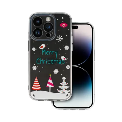 Zaštitna maska Christmas case za iPhone 12, Providna