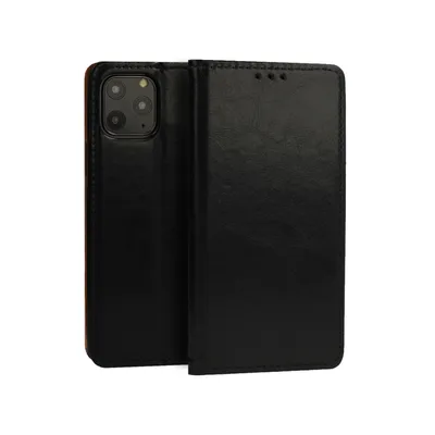 Preklopna maska Book Special case za iPhone 12 Pro Max, Crna
