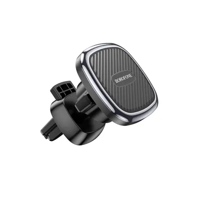 Borofone Univerzalni magnetni auto držač za mobitel BH67 Air outlet magnetic car, Crni