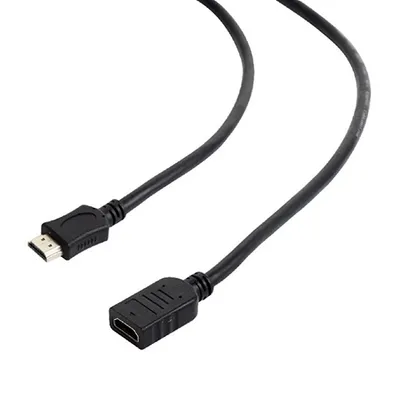 Gembird HDMI extension kabl CC-HDMI4X-10, M-F, v.2.0, 3m, support Ethernet, 3D, Crni