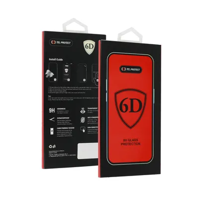 Puno ljepilo 6D kaljeno staklo za iPhone 12/12 Pro Crno