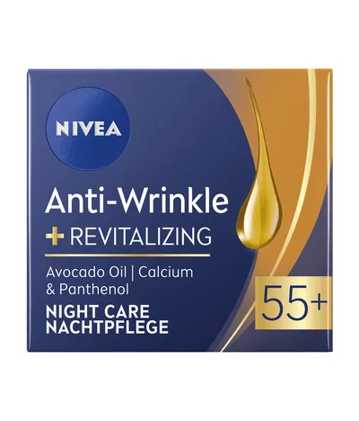 Nivea Noćna krema protiv bora Anti-Wrinkle 55+, 50 ml