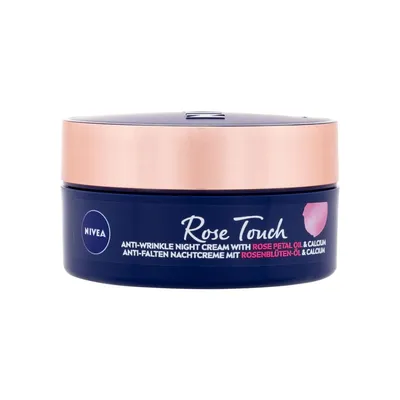 Nivea Noćna krema protiv bora Rose Touch, 50 ml