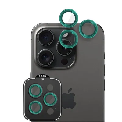 Positioner Staklo Kamere Metal iPhone 16 Pro/16 Pro Max Zelena