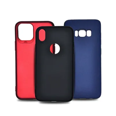 Rubber Platoon Silikon iPhone XS Crna