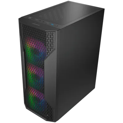Cougar Kućište MX110 RGB, Mid tower, Crno