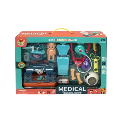 Igračka doktor set sa psićem 067122, Šarena