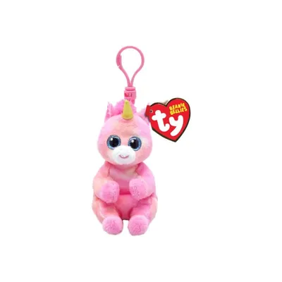 TY Privjesak jednorog 43102, 8,5 cm, Rozi