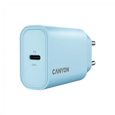 Canyon Punjač OnCharge 30CL, 30W, Svijetlo Plavi