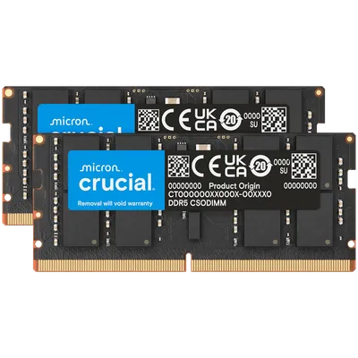Crucial RAM, 64GB Kit (2x32GB) DDR5-6400 CSODIMM CL52