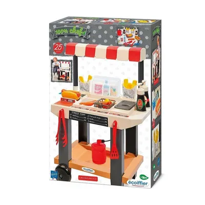 Ecoiffier Igračka street food set SM001682, Šarena