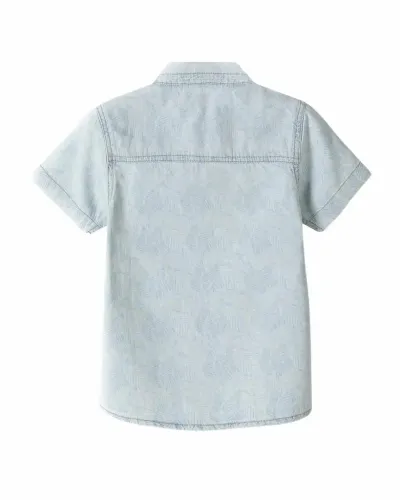 Minoti Košulja za dječake Denim, Svijetloplava