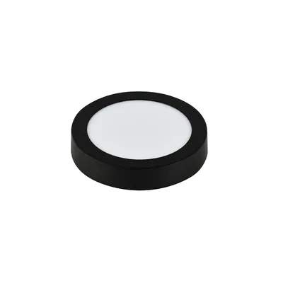 E-LIGHT LED Nadgradni panel, Okrugli, 18W, 4000K, Crni