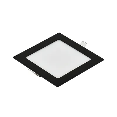 E-LIGHT LED Ugradni panel, Kvadratni, 18W, 4000K, Crni