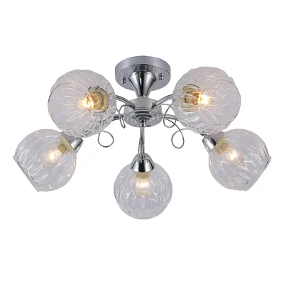 E-LIGHT Luster Orpen EL-06478-5, Hrom