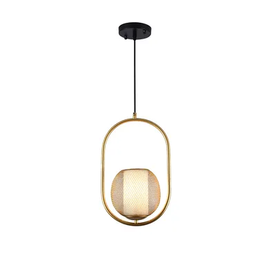 MASS-LIGHT Visilica Timmons ML-79477-1, Zlatne boje
