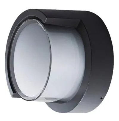 E-LIGHT Zidna lampa, Okrugla, Abby EL-W4-70, 6W, 4000K, Antracit