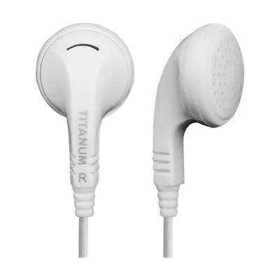 Titanum Slušalice TH103, In-Ear, Bijele