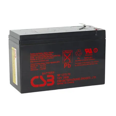 CSB Akumulatorska baterija za UPS GP1272 F2, 12V- 7.2 Ah, Crna