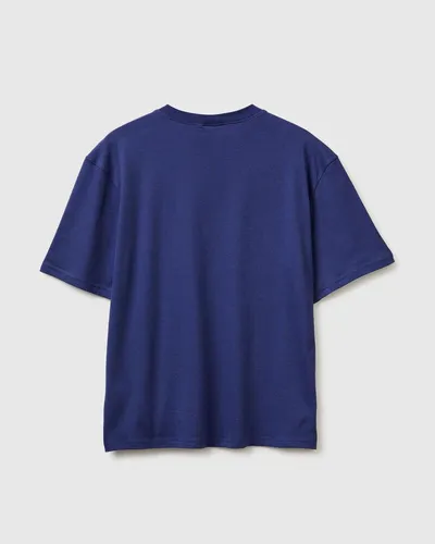Benetton Muška majica kratkih rukava 30964M01W-34H-M, Tamnoplava