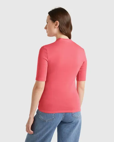 Benetton Ženska majica 3GA2D400U-0U0-XS, Roze