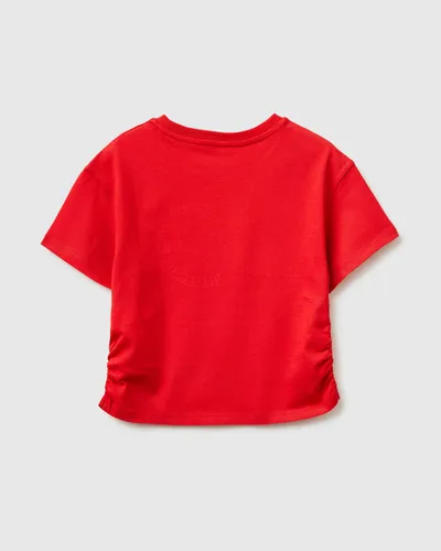 Benetton Majica za djevojčice 3I1XC10SWG-30A-EL, Crvena