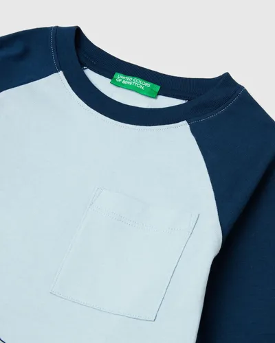 Benetton Majica za dječake 3I1XG10M0P-33W-YS, Plava