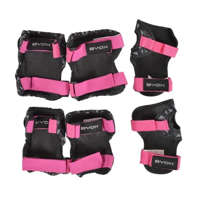 Byox Štitnici za decu Dazzle, M, 25-50 kg, Rozi