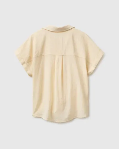 Benetton Ženska bluza s čvorom 5ONVDQ0EM-25E-L, Breskva boja