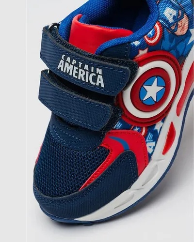 Chekich Patike za dječake Captain America, Teget-crvene