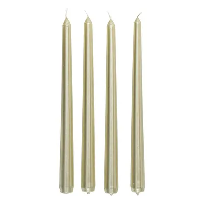 Atmosfera Set od 4 svijeće, 25 cm, zlatne boje